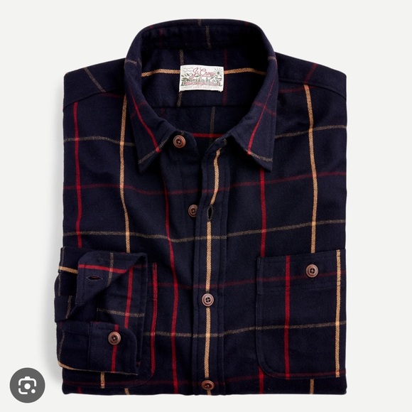 J. Crew Midweight Flannel Button Down - Picture 4 of 4